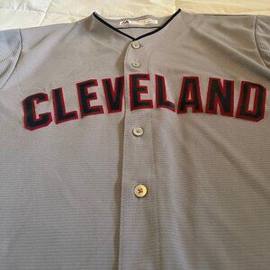 Official Majestic Cleveland Baseball Jersey, XL